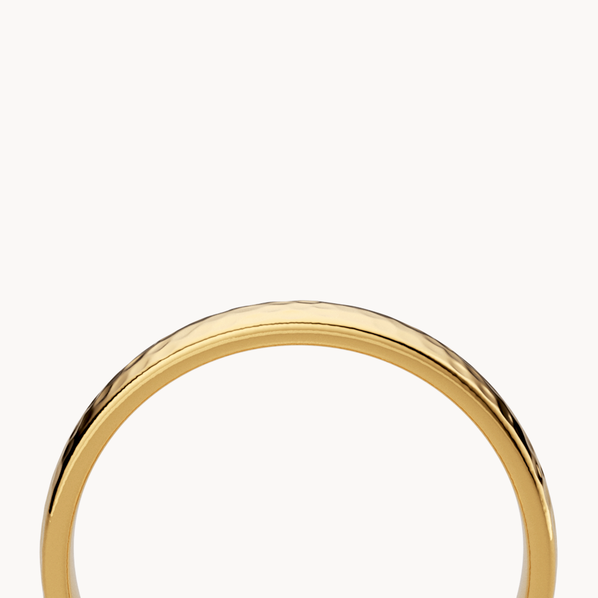 Hammered Wedding Band 3.5mm