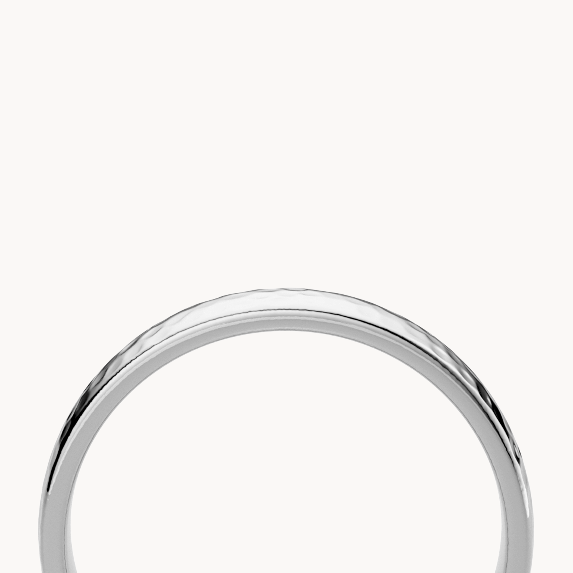 Hammered Wedding Band 3.5mm