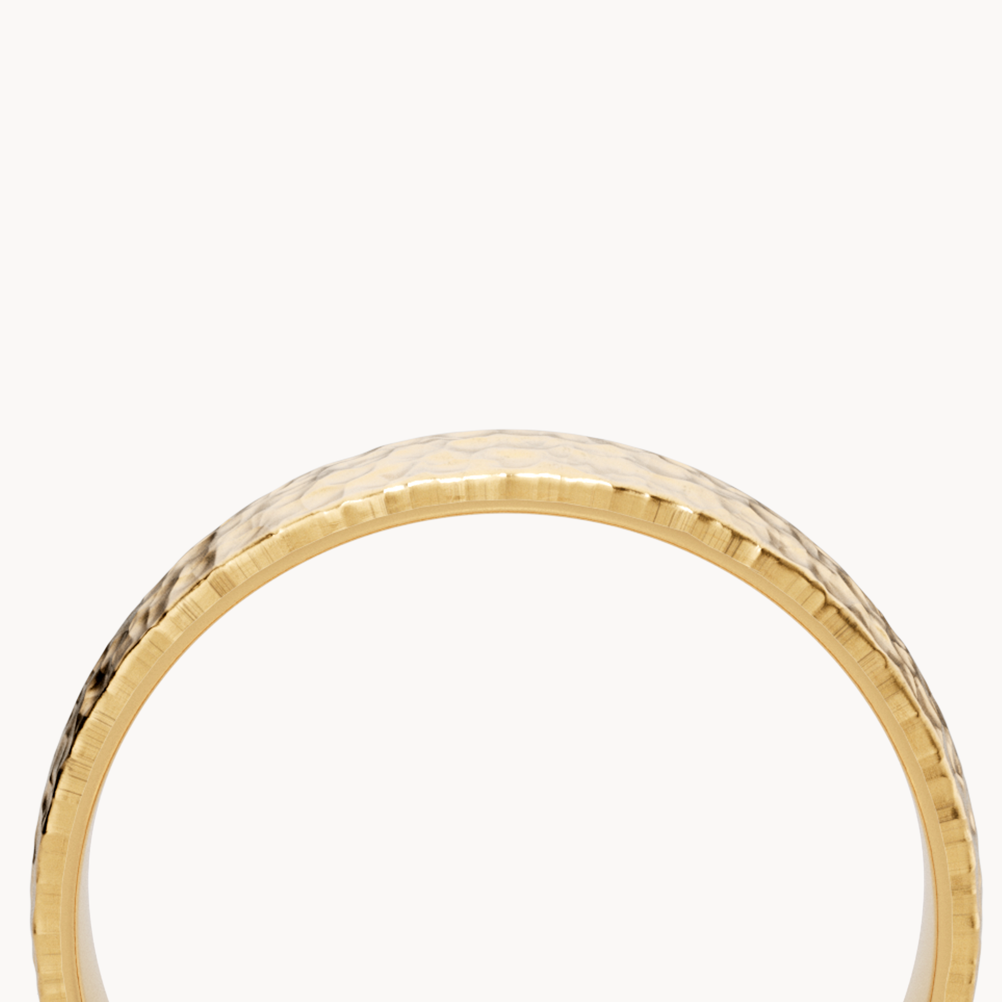 Hammered Wedding Band 4.5mm