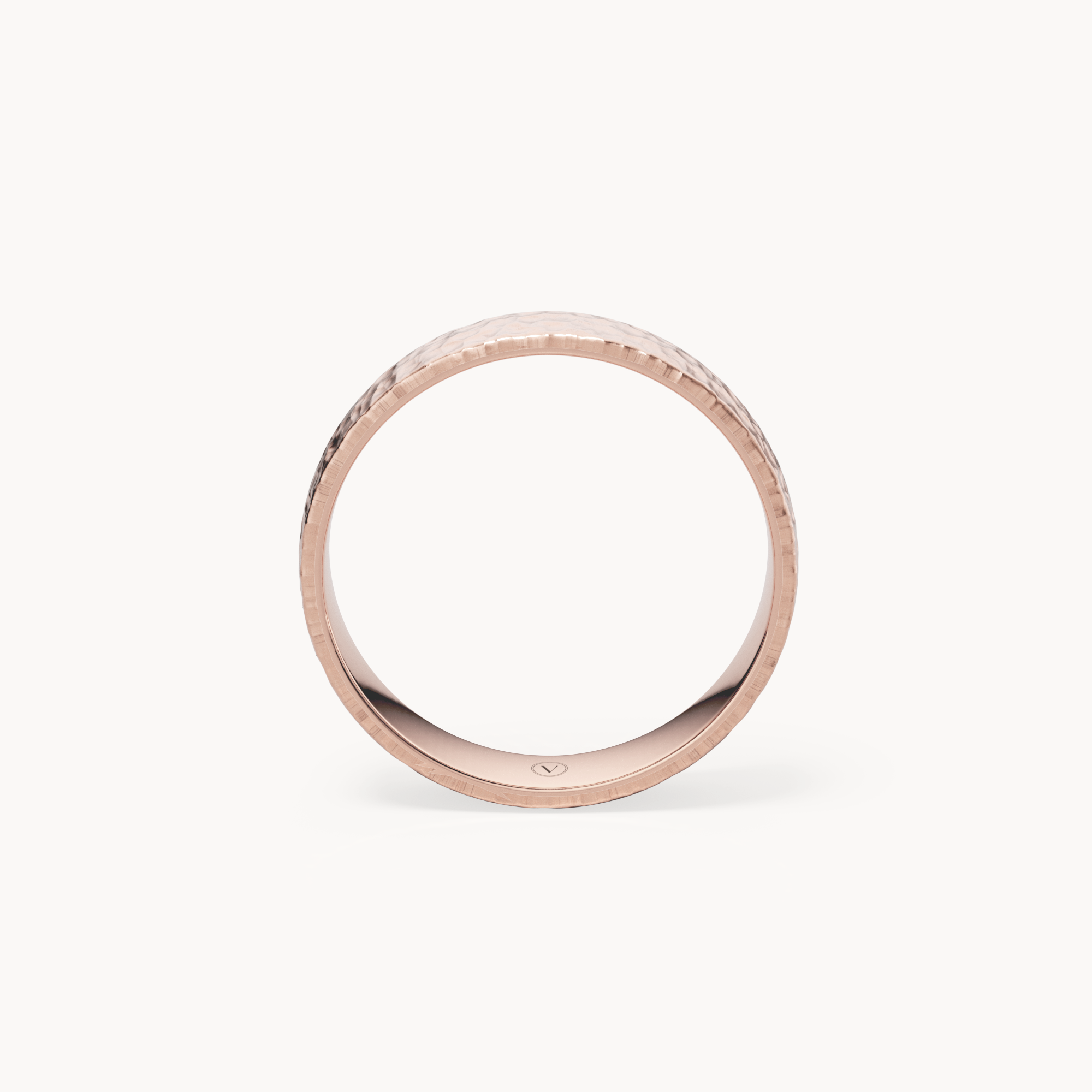 Hammered Wedding Band 4.5mm