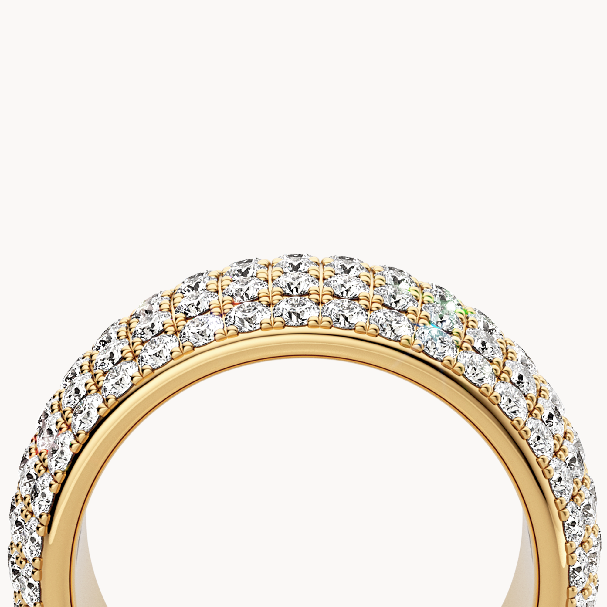 Full Pavé Wedding Band