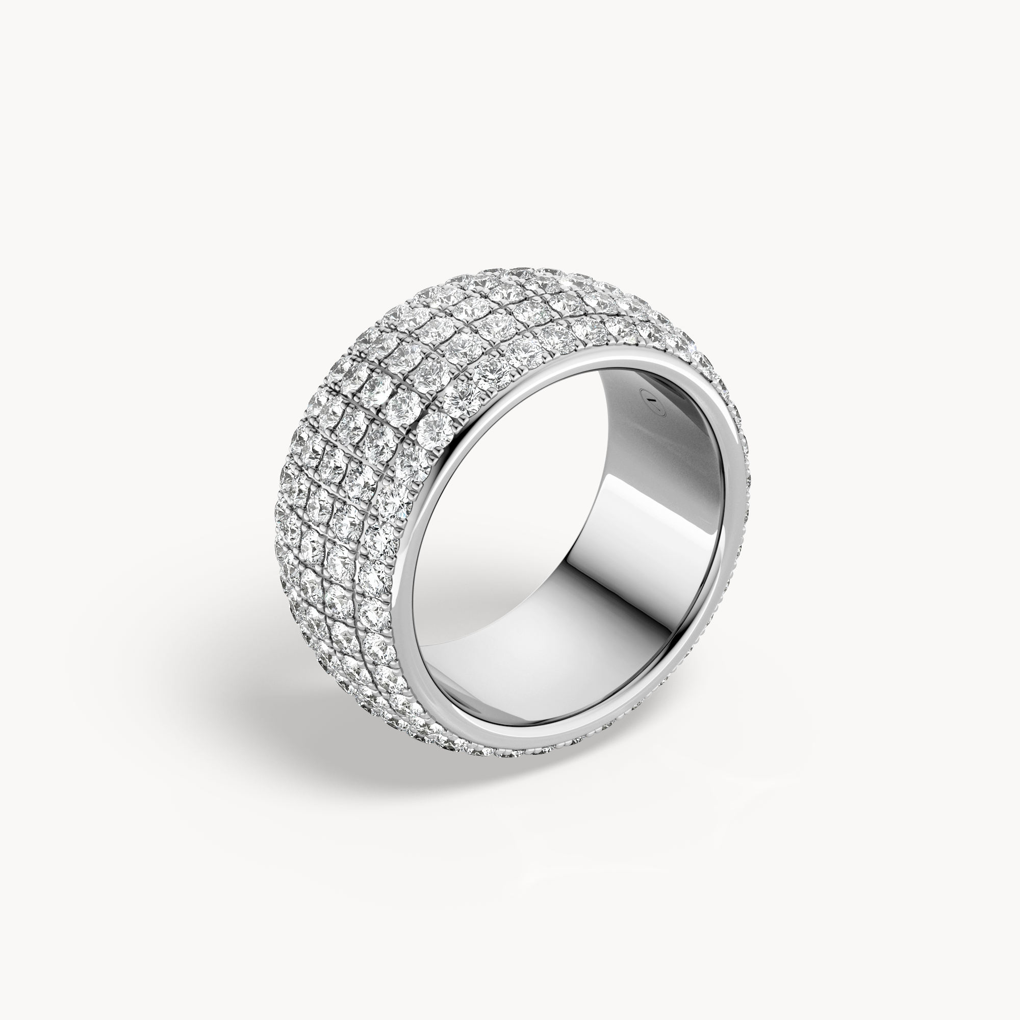 Full Pavé Wedding Band