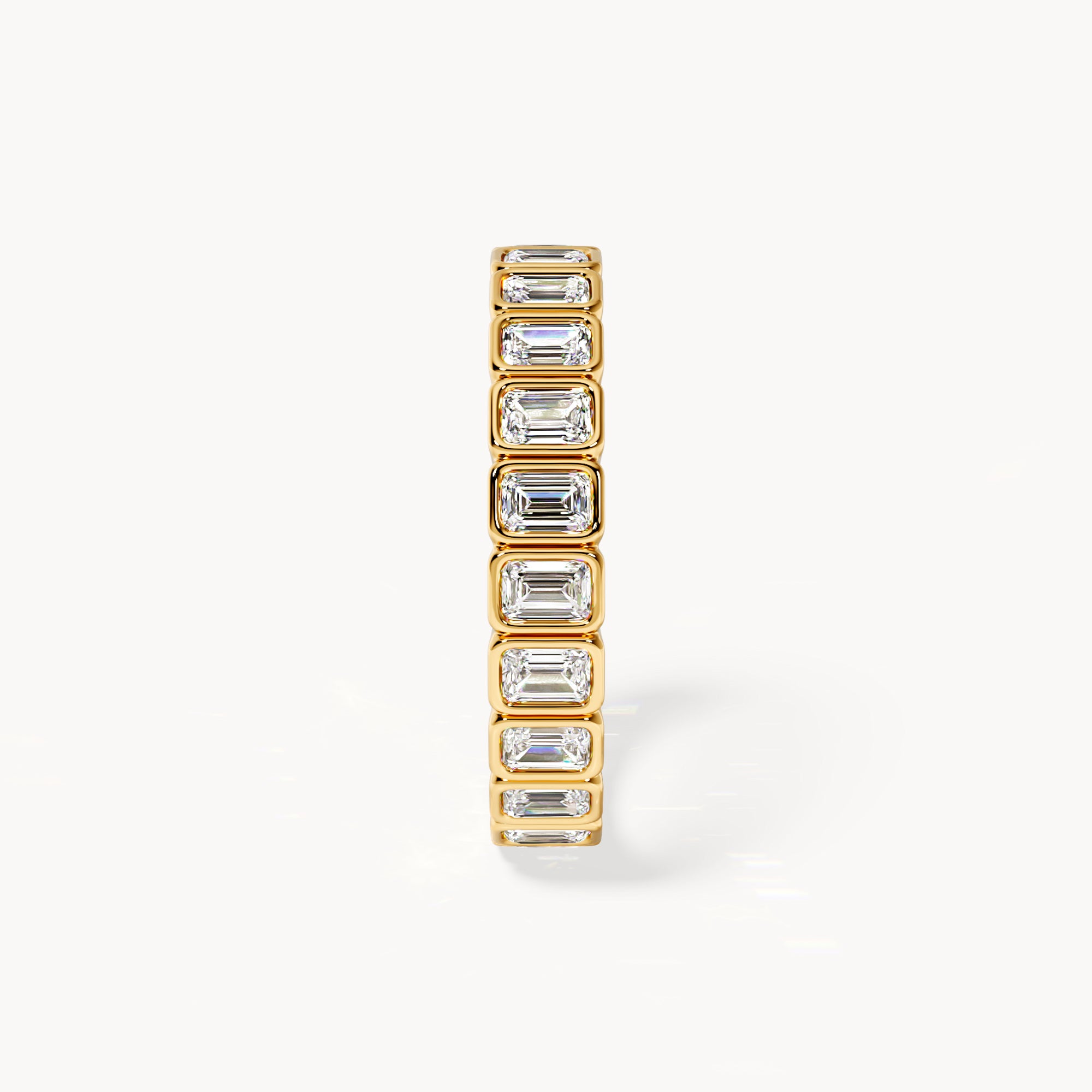 Bezel Memory Ring Emerald