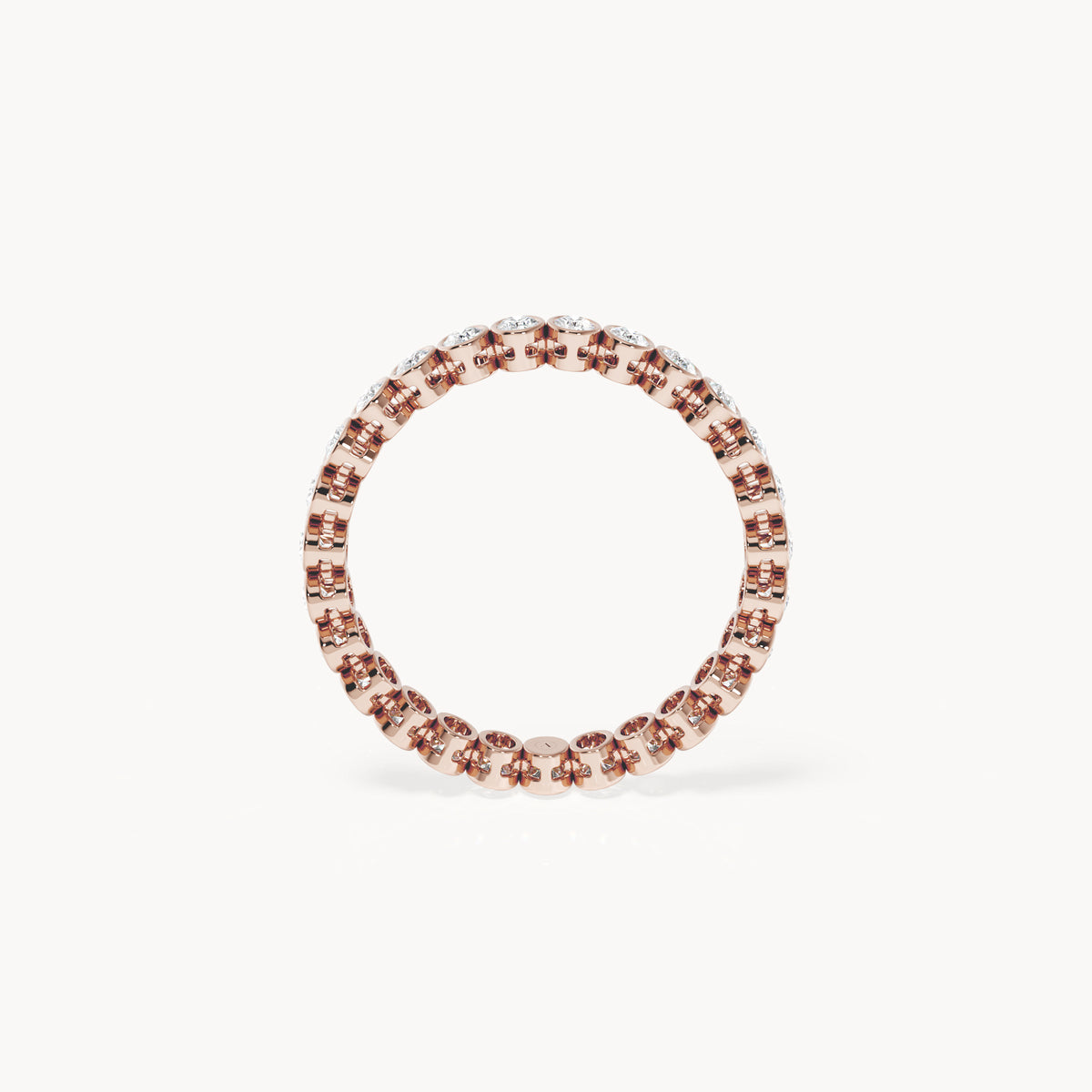 Bezel Memory Ring Oval 0,72ct.