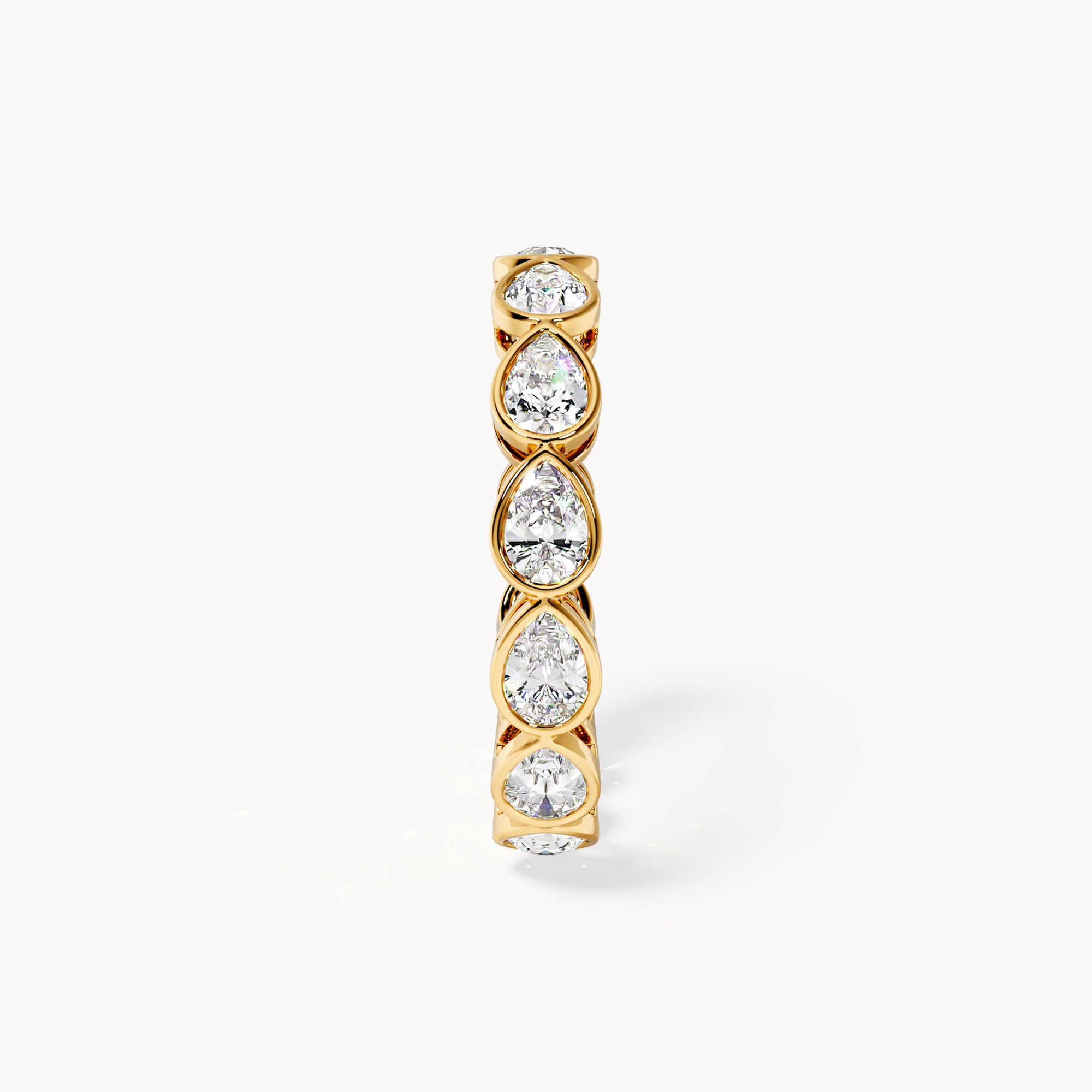 Bezel Memory Ring Tropfen