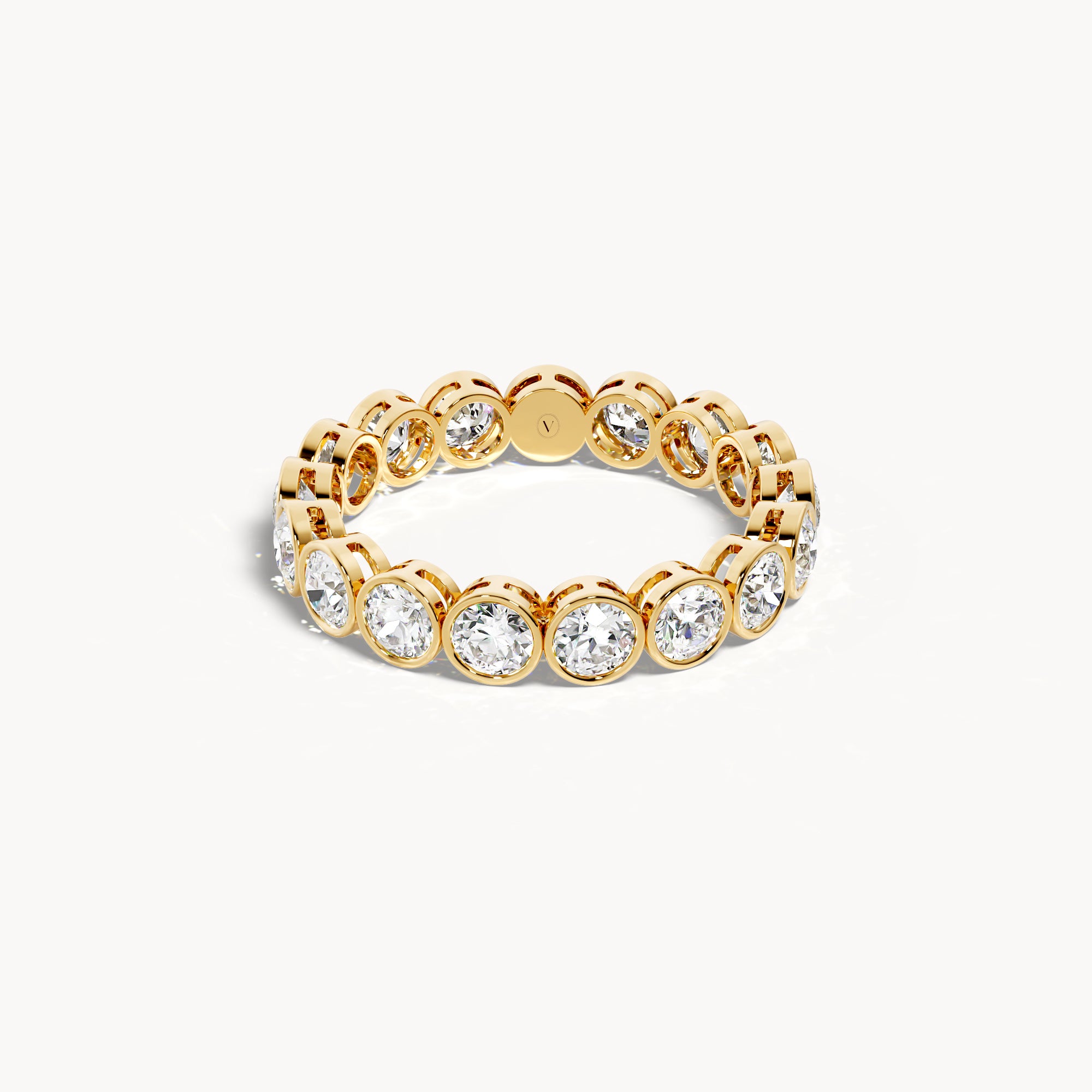 Bezel Memory Ring Rund