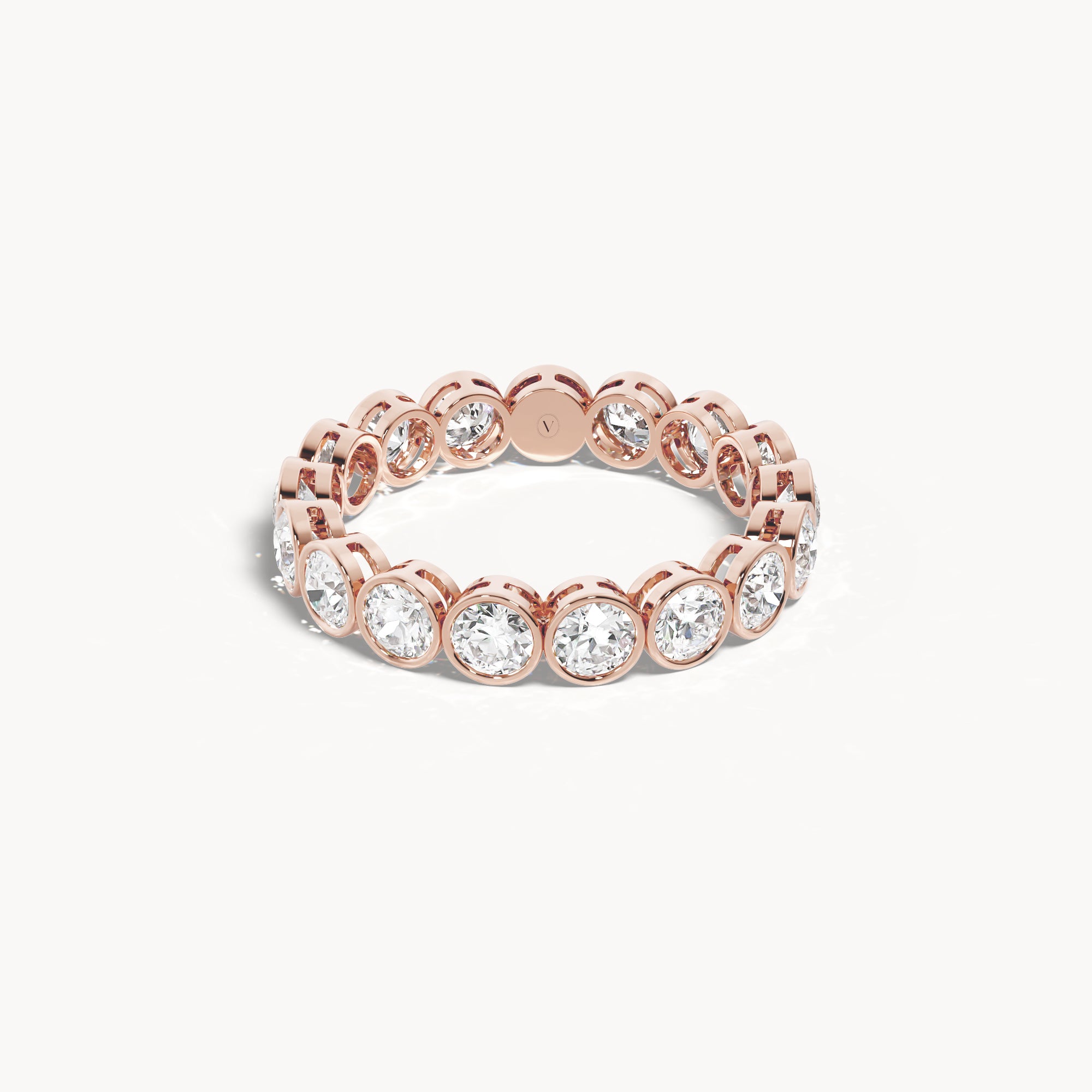 Bezel Memory Ring Rund