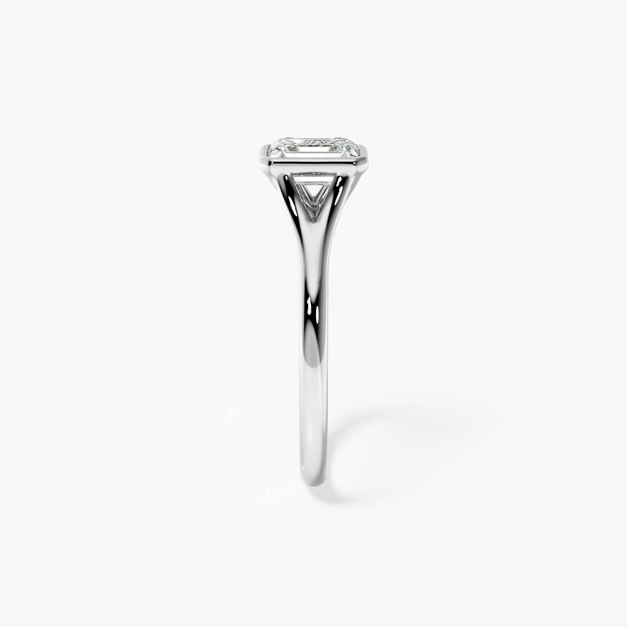 Bezel Verlobungsring Emerald