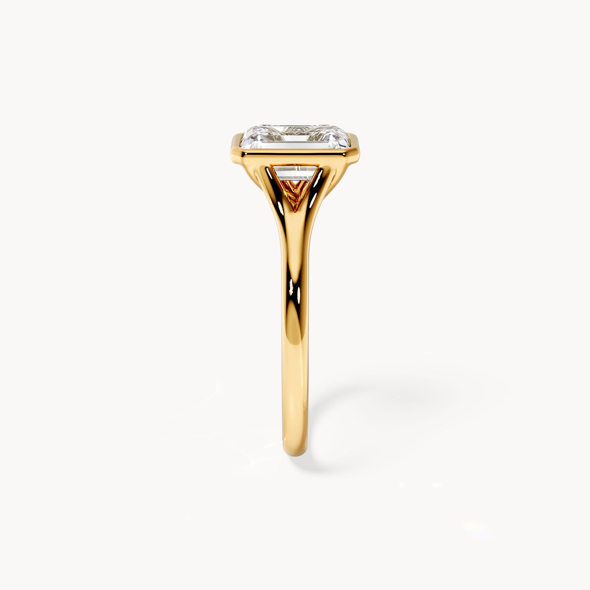 Bezel Verlobungsring Emerald