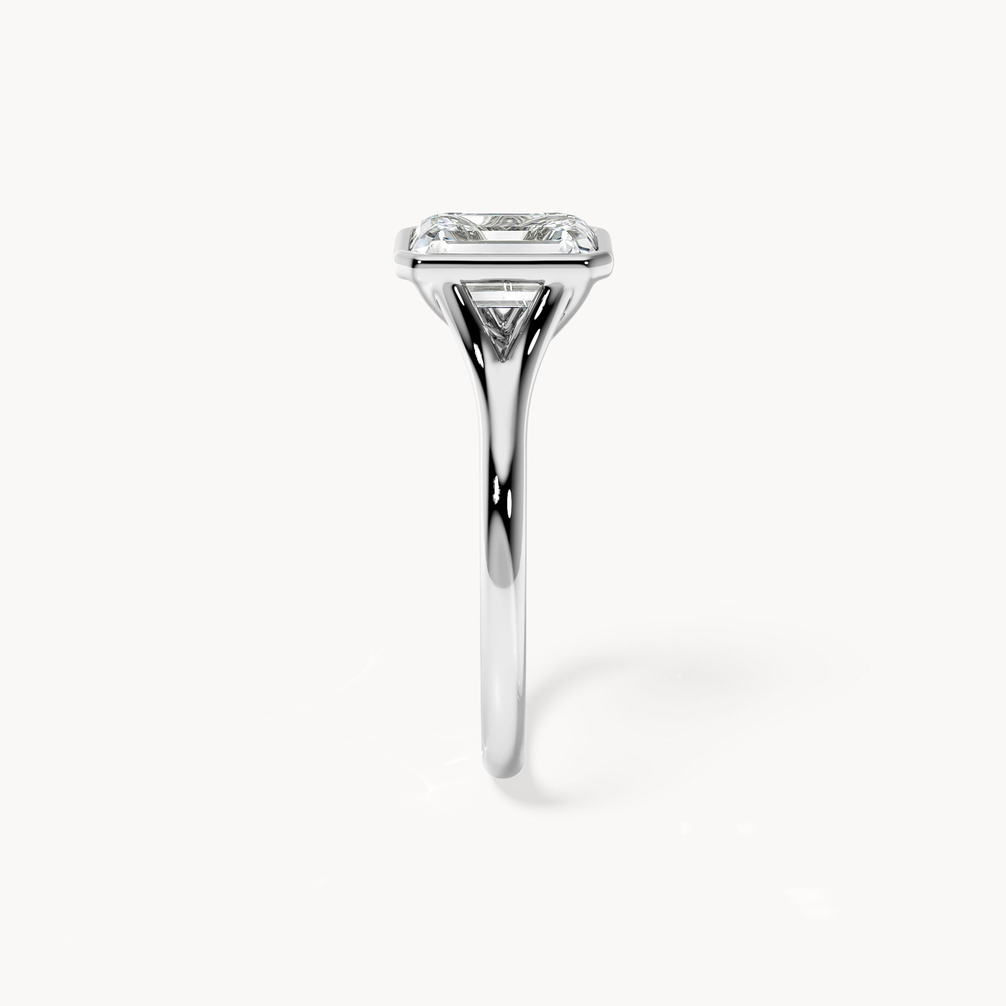 Bezel Verlobungsring Emerald