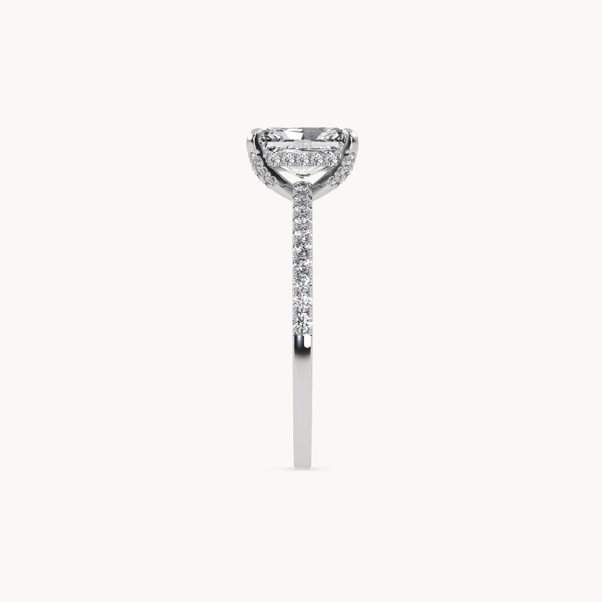Radiant Without With Pavé Setting