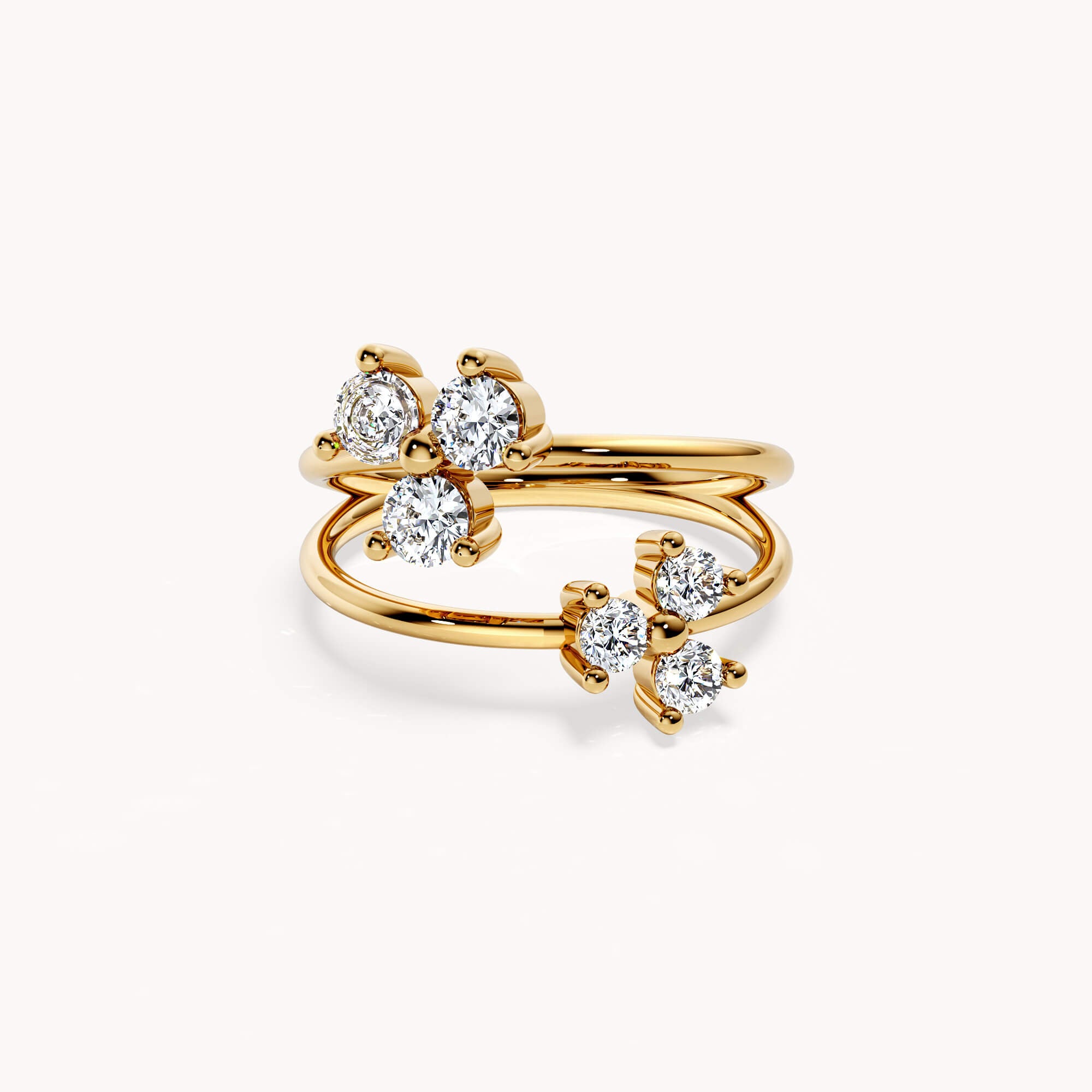 Fleur Twin Ring