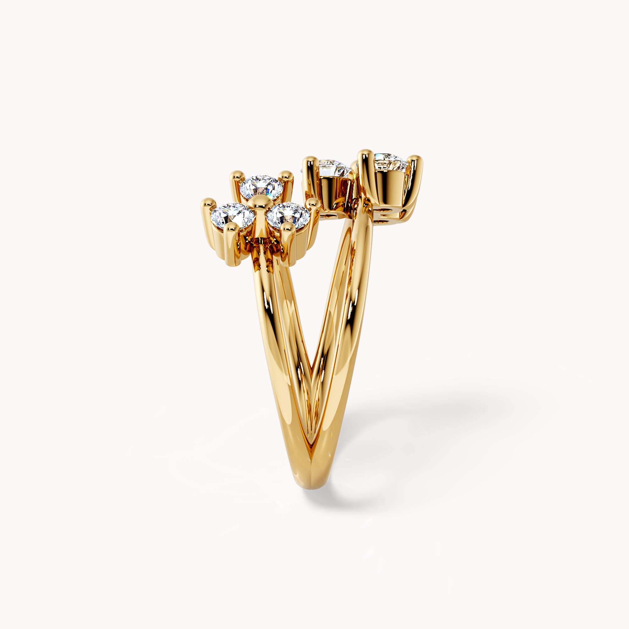 Fleur Twin Ring