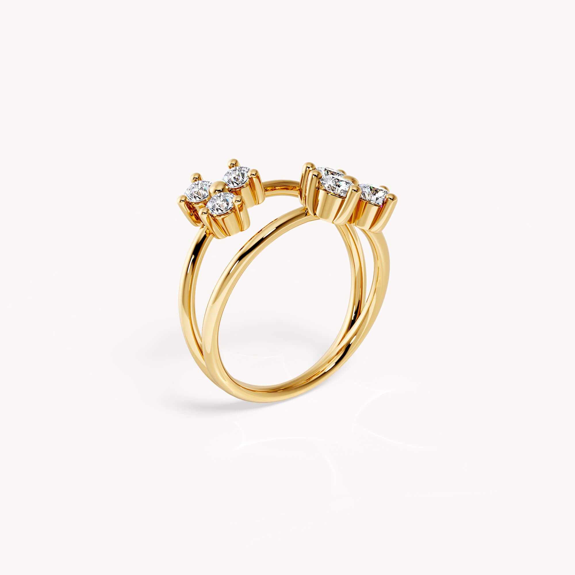 Fleur Twin Ring