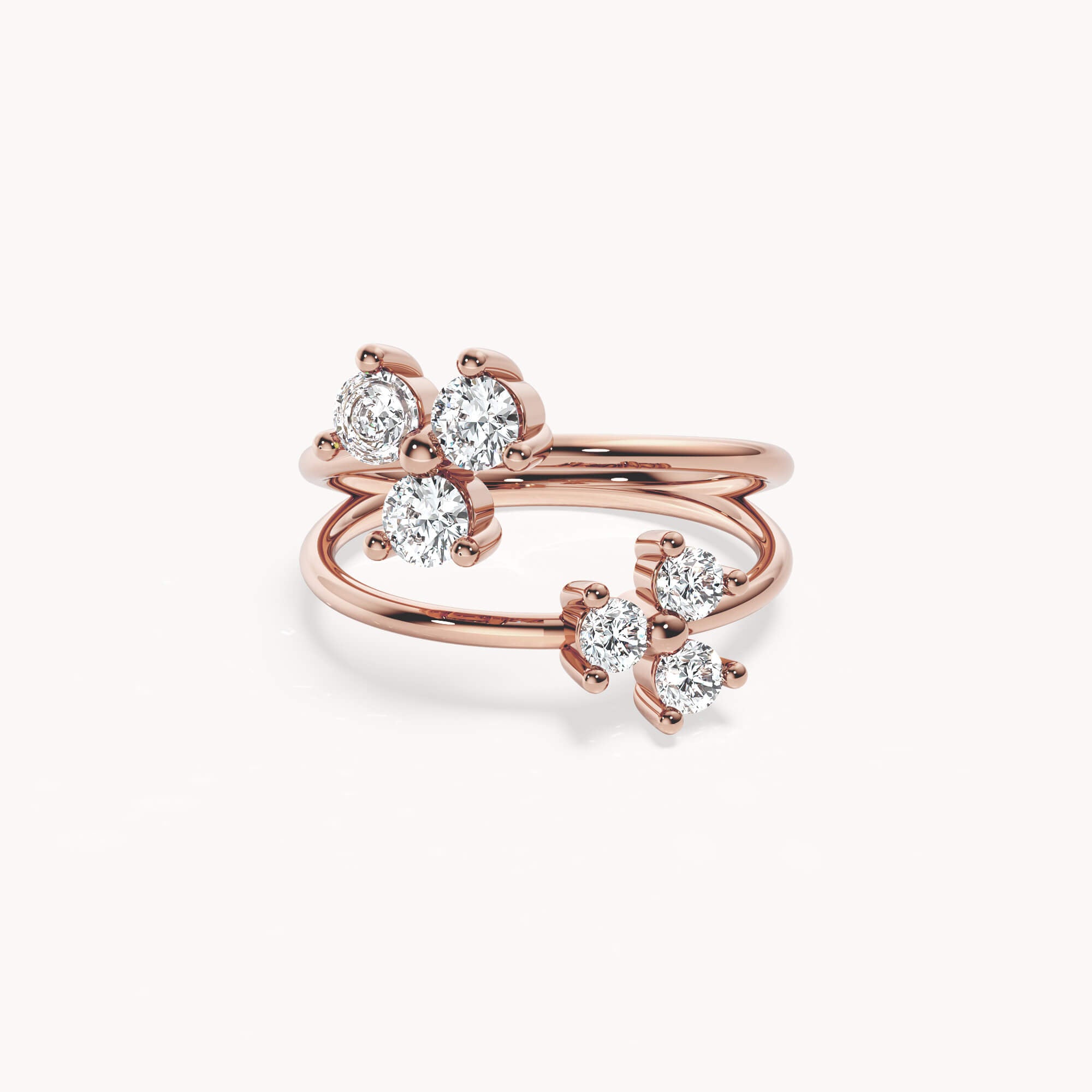 Fleur Twin Ring