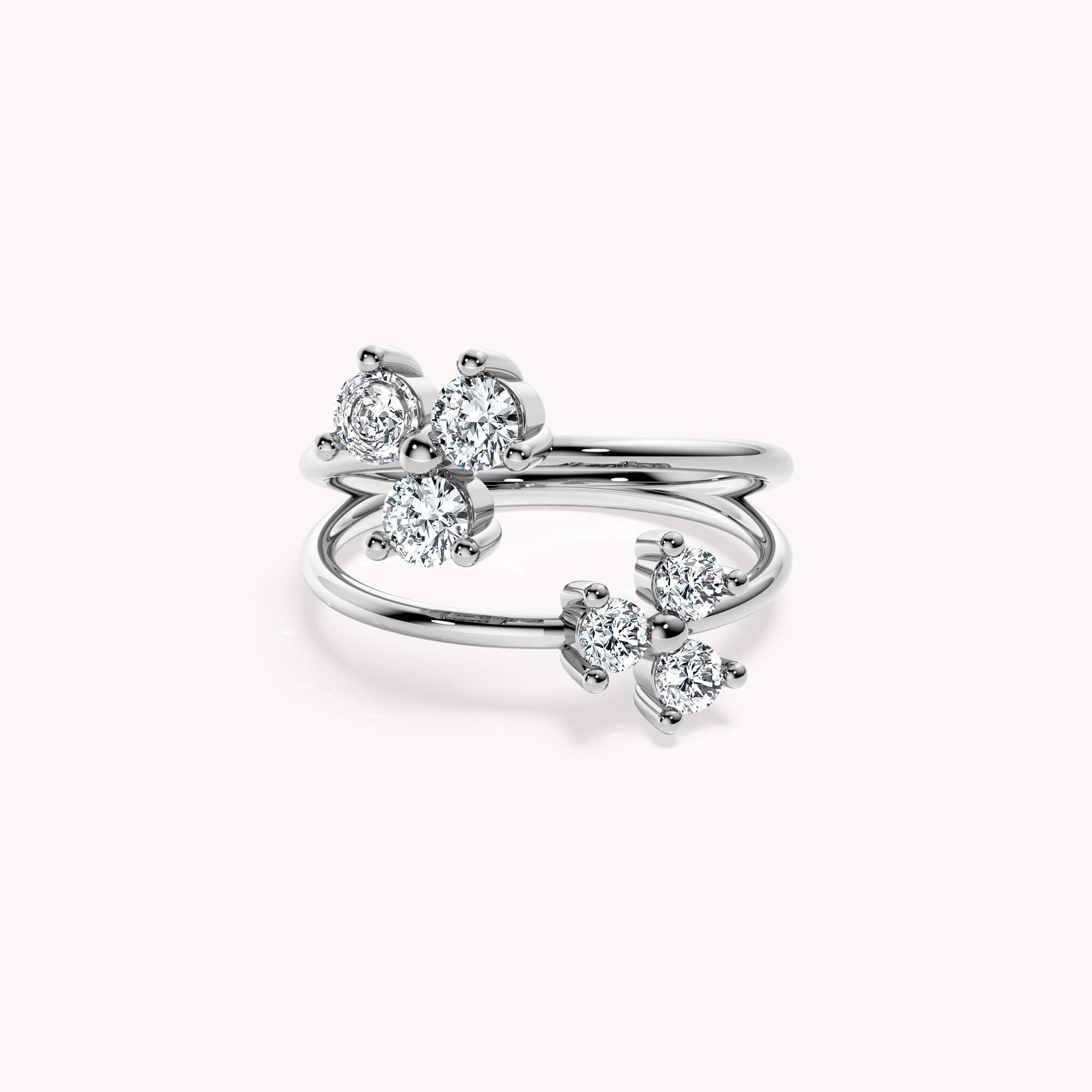 Fleur Twin Ring