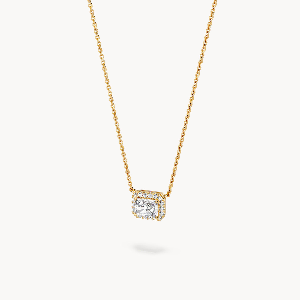 Halo Necklace Radiant