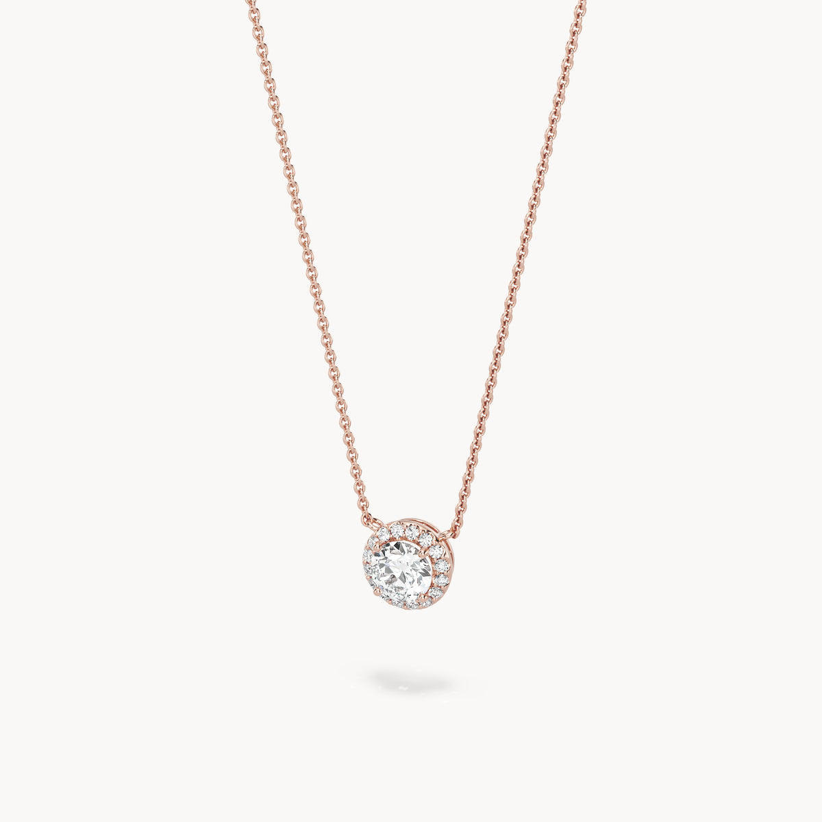 Halo Necklace Round