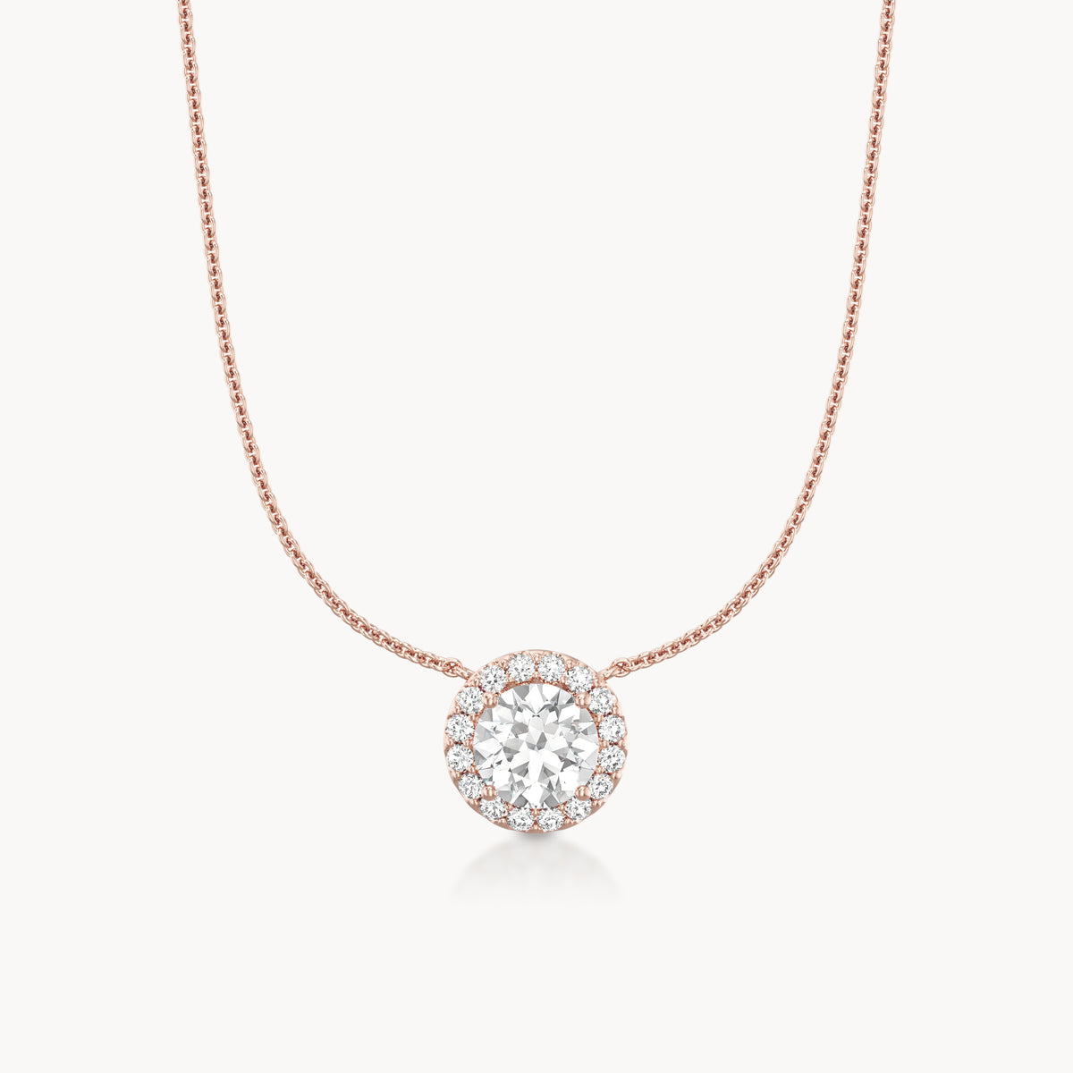 Halo Necklace Round