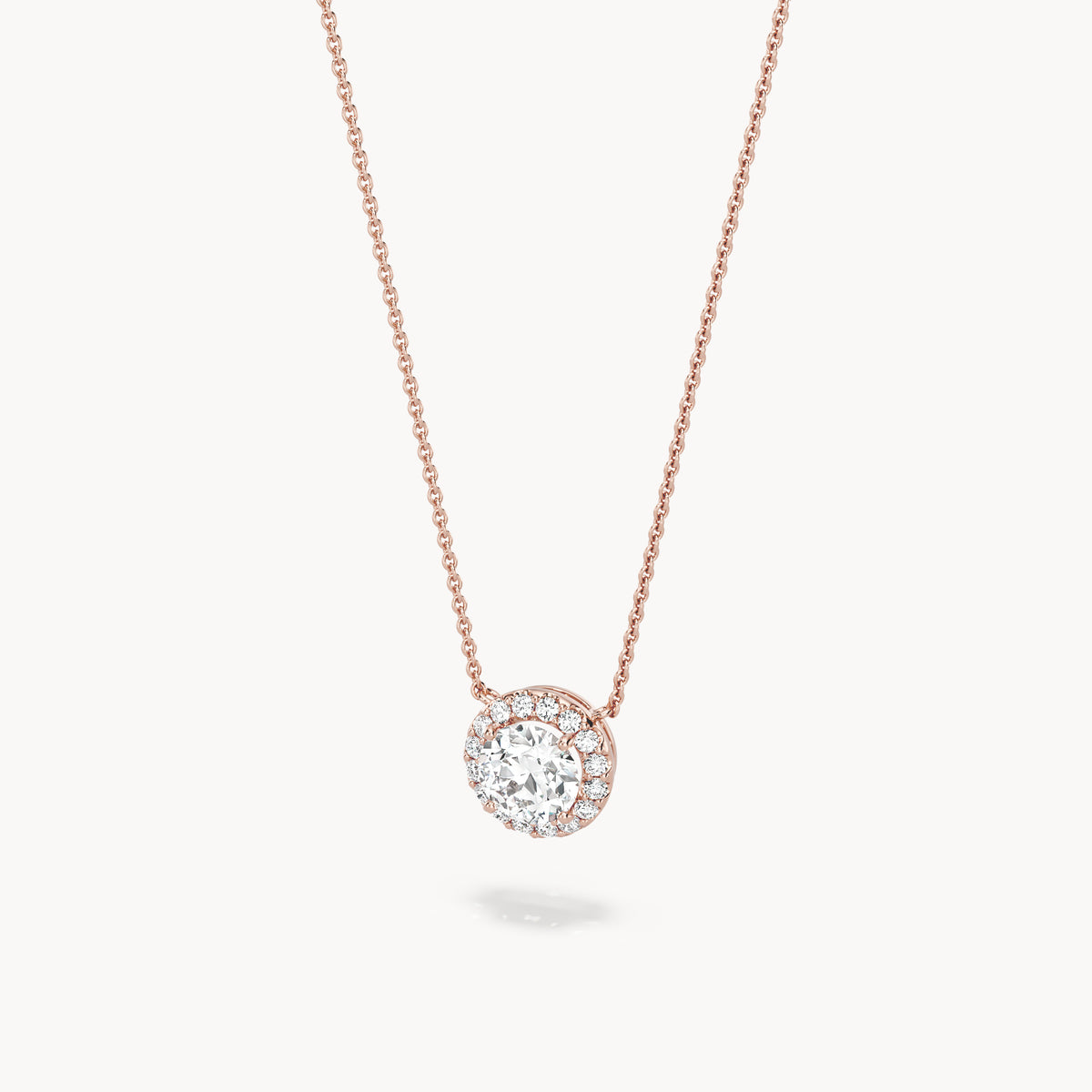 Halo Necklace Round