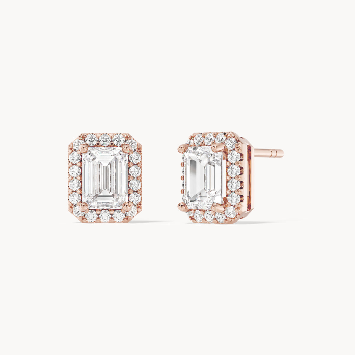 Halo Studs Emerald