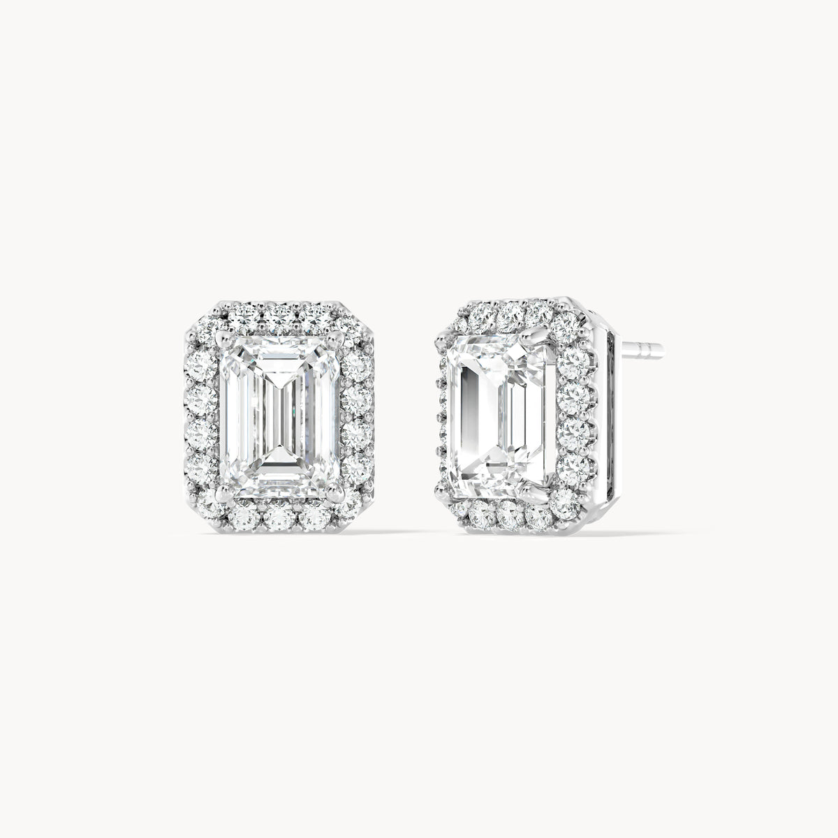 Halo Studs Emerald