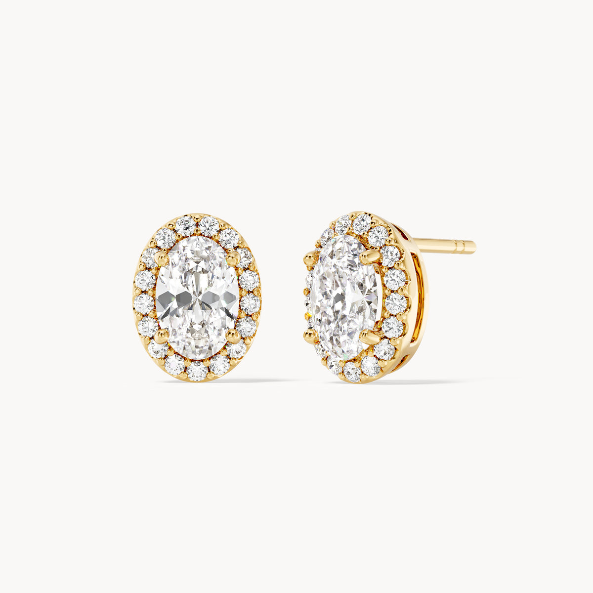 Halo Studs Oval