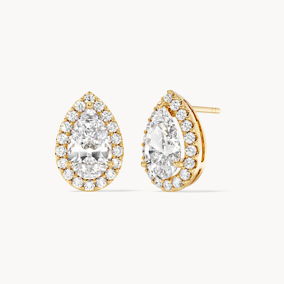 Halo Studs Pear