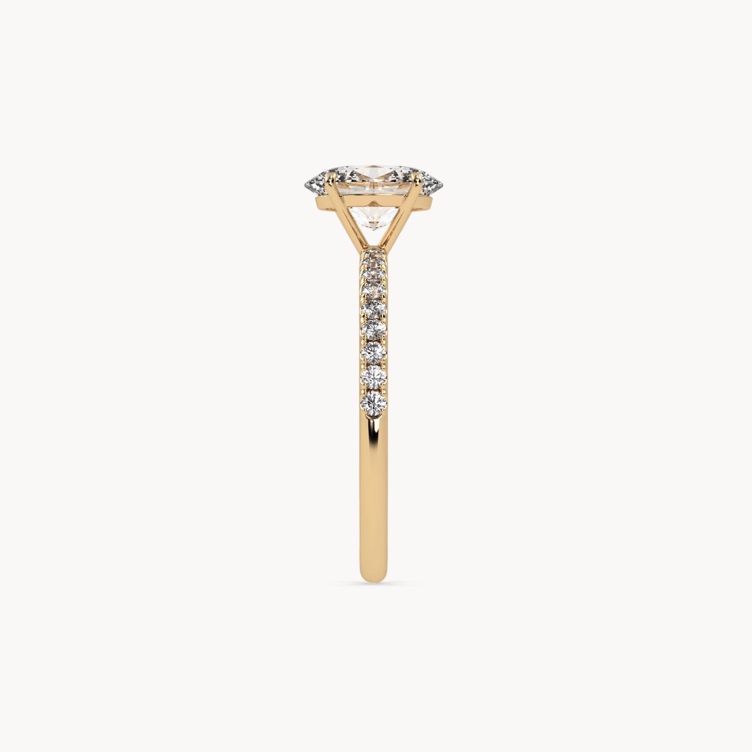 Arden engagement ring pavé