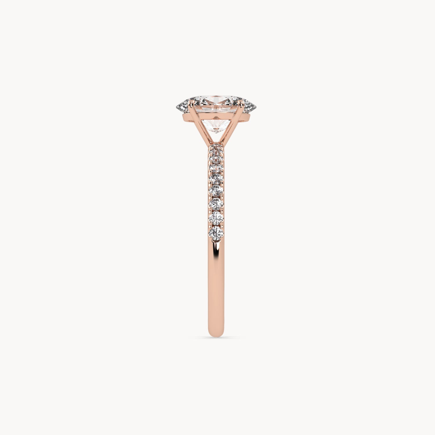 Arden engagement ring pavé