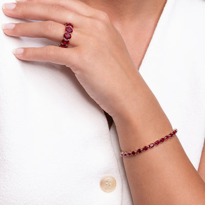 Rouge tennis Bracelet small