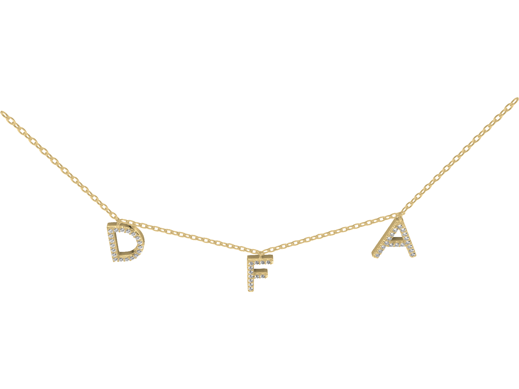 Halskette Letters