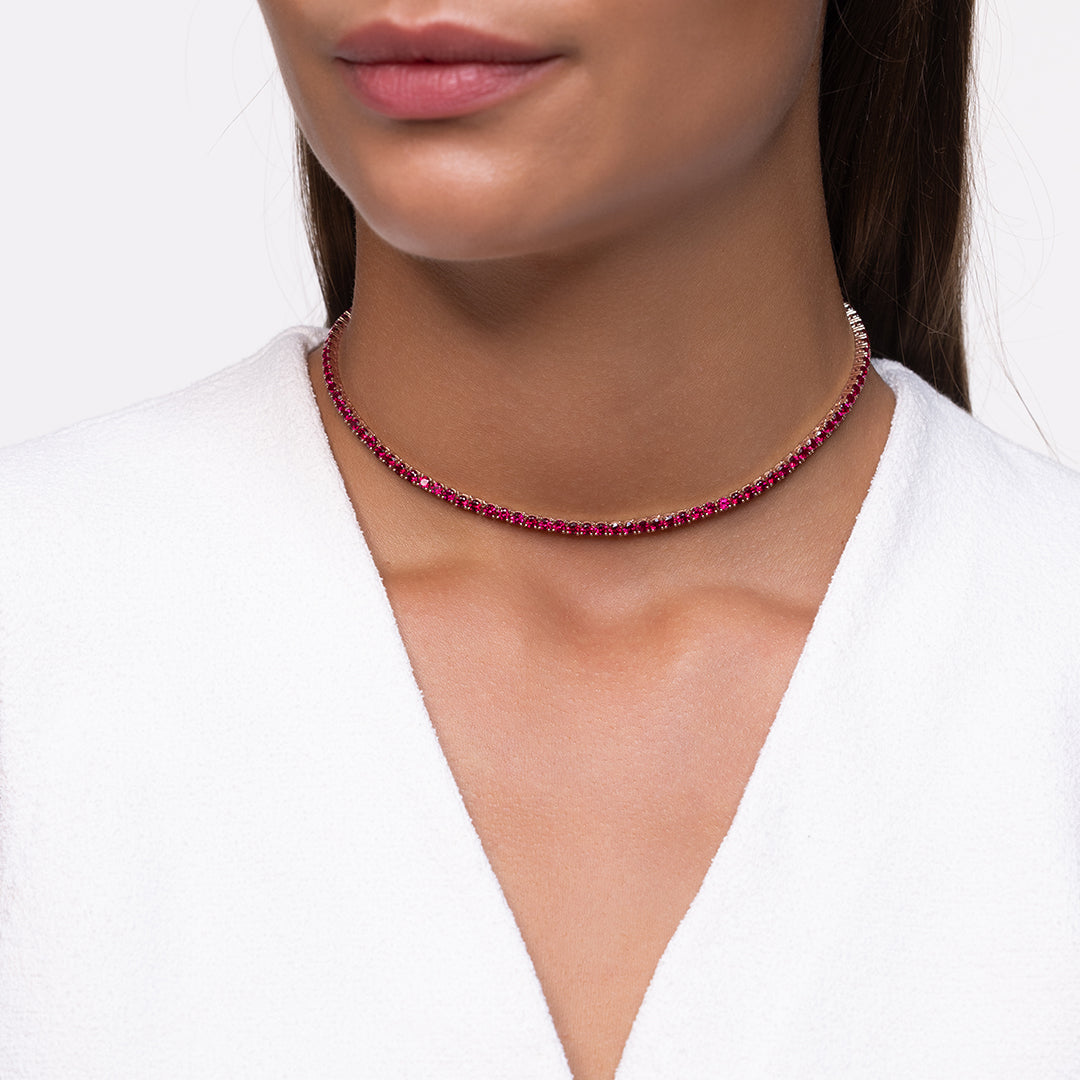 Velvet Tennis necklace