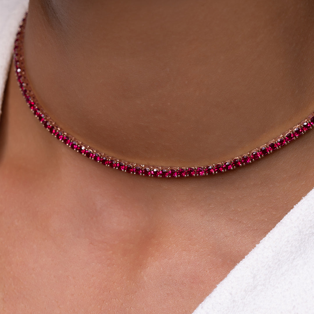 Velvet Tennis necklace