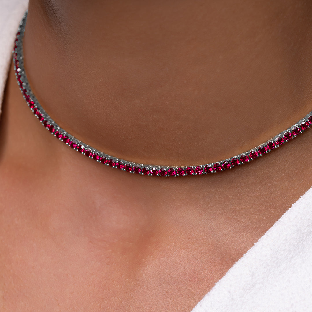 Velvet Tennis necklace