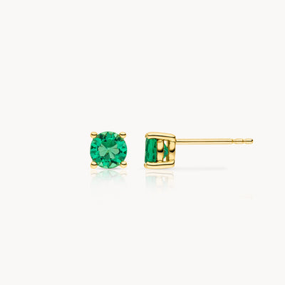 Ella Emerald Studs
