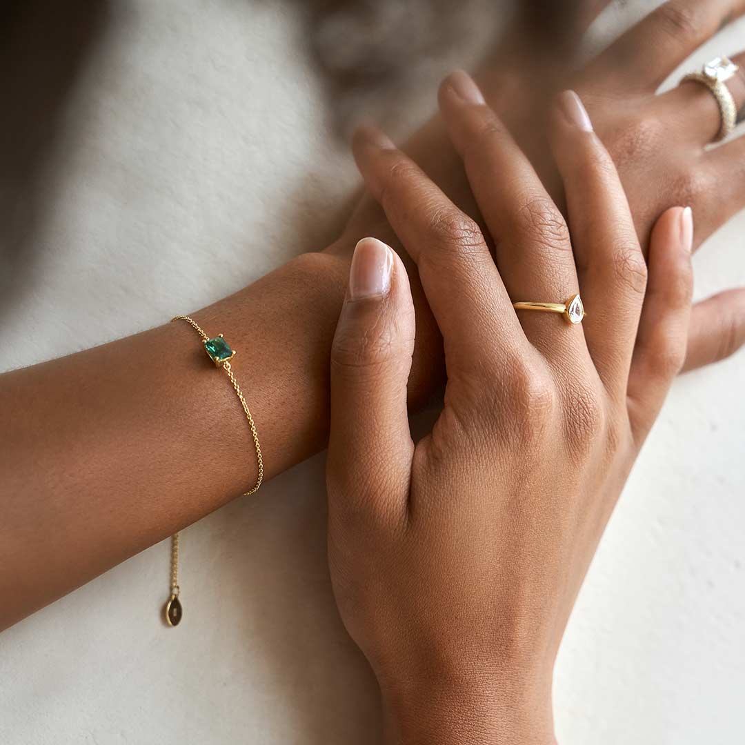 VEYNOU Eden Bracelet Lab-grown Emerald Emerald