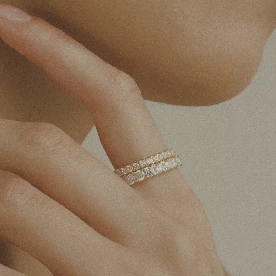 White gold eternity ring