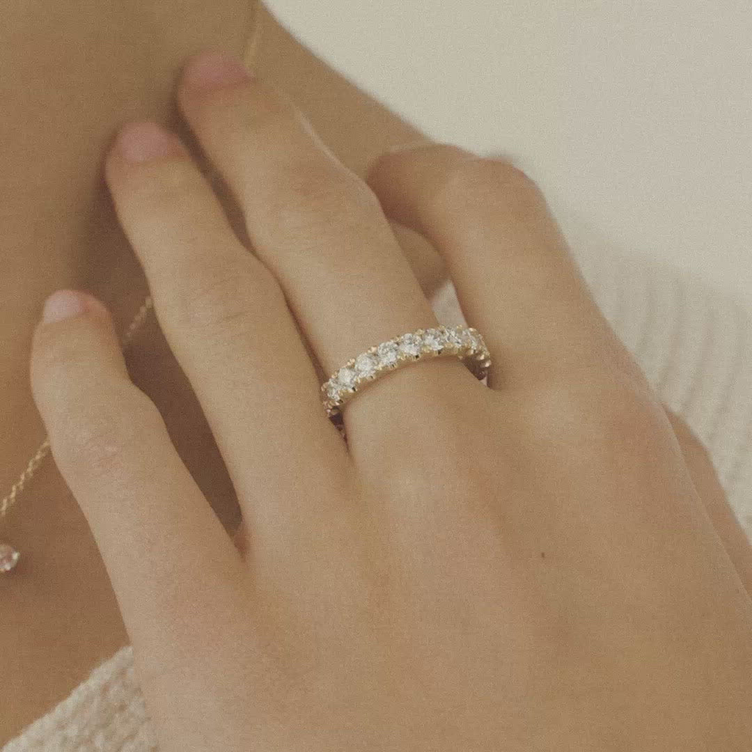 White gold eternity ring