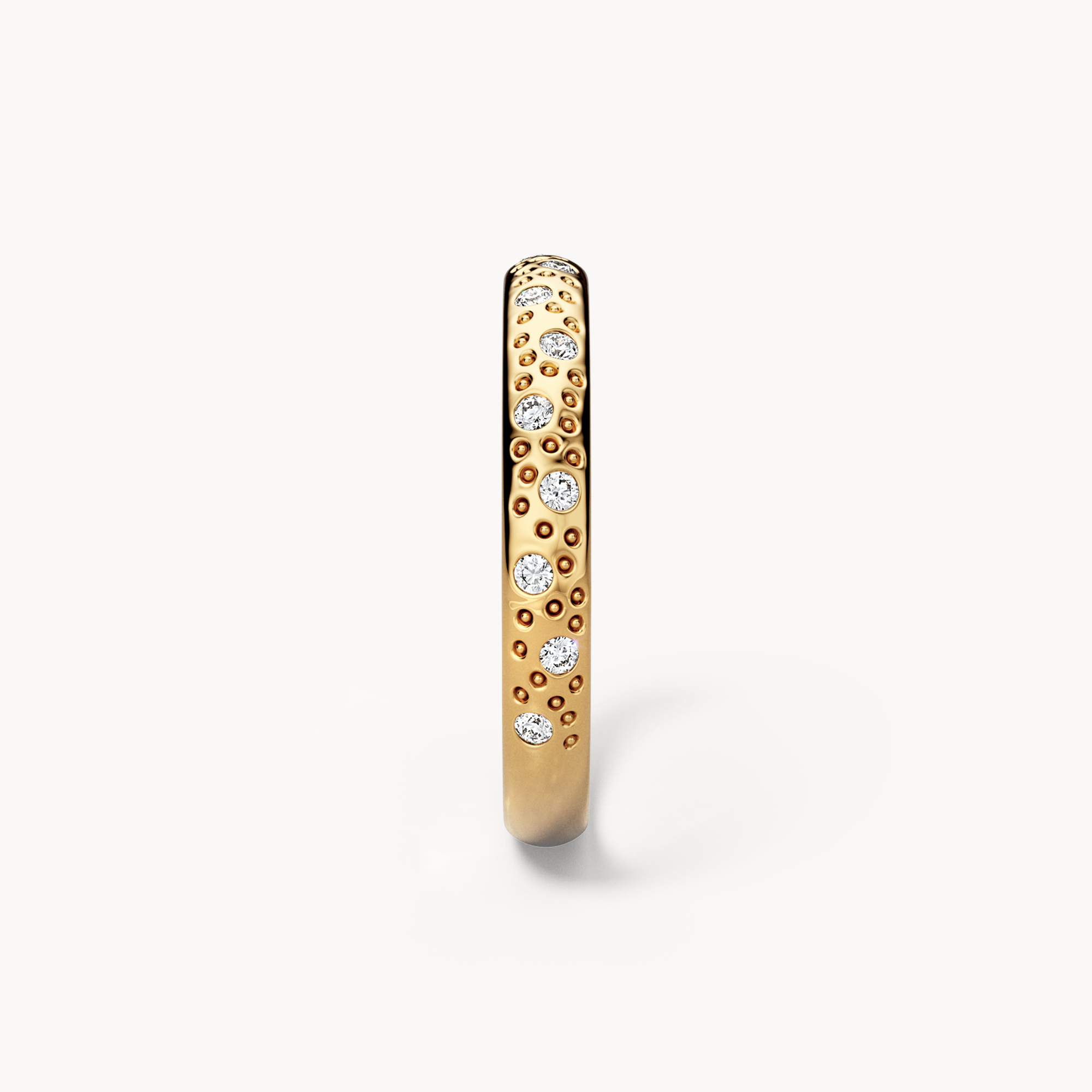 Scattered Brilliant Wedding Band 3mm