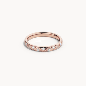 Scattered Brilliant Wedding Band 3mm