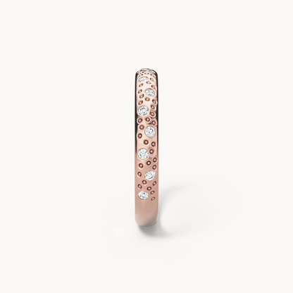 Scattered Brilliant Wedding Band 3mm