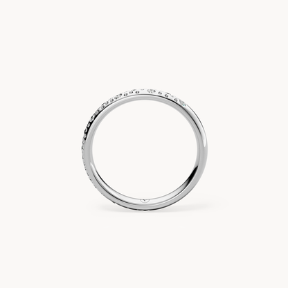 Scattered Brilliant Wedding Band 3mm