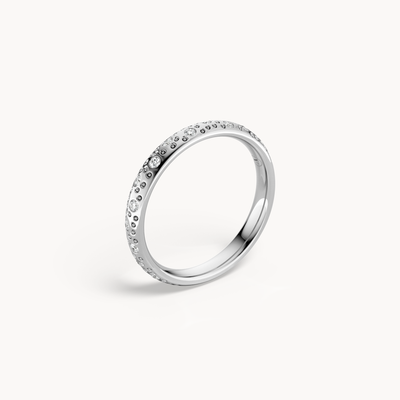 Scattered Brilliant Wedding Band 3mm