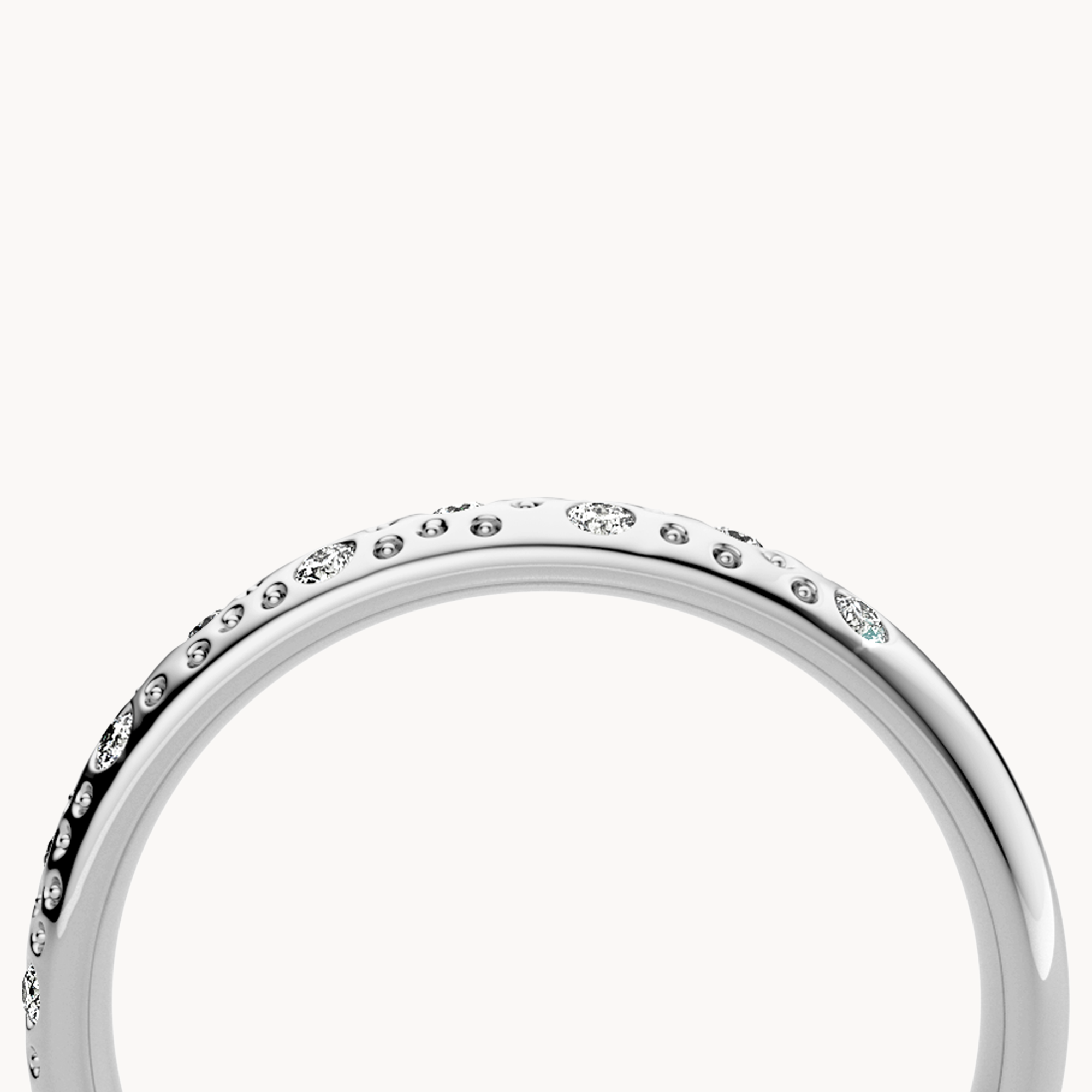 Scattered Brilliant Wedding Band 3mm