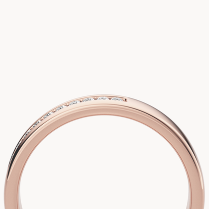 Channel Wedding Band 4mm