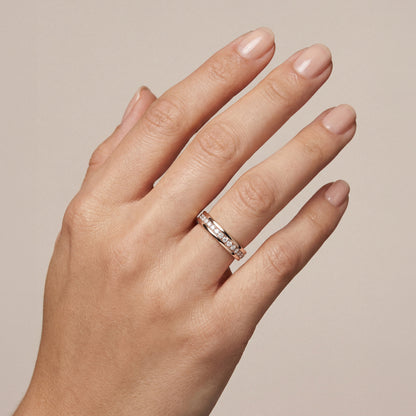 Channel Wedding Band 4mm