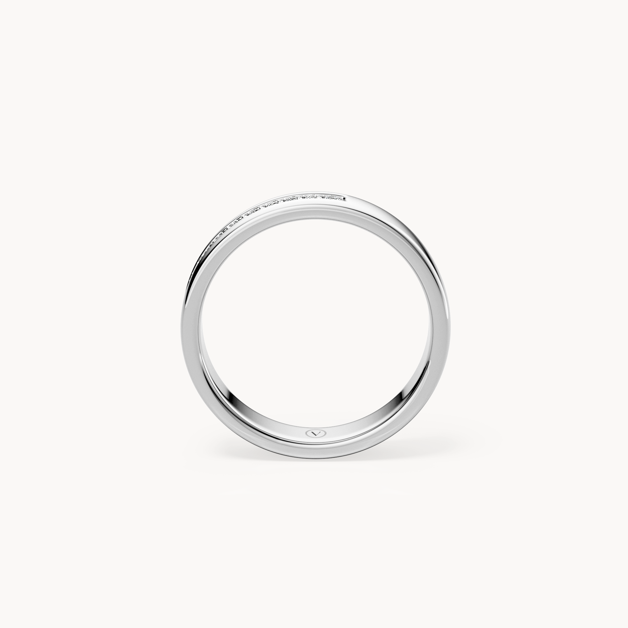 Channel Wedding Band 4mm
