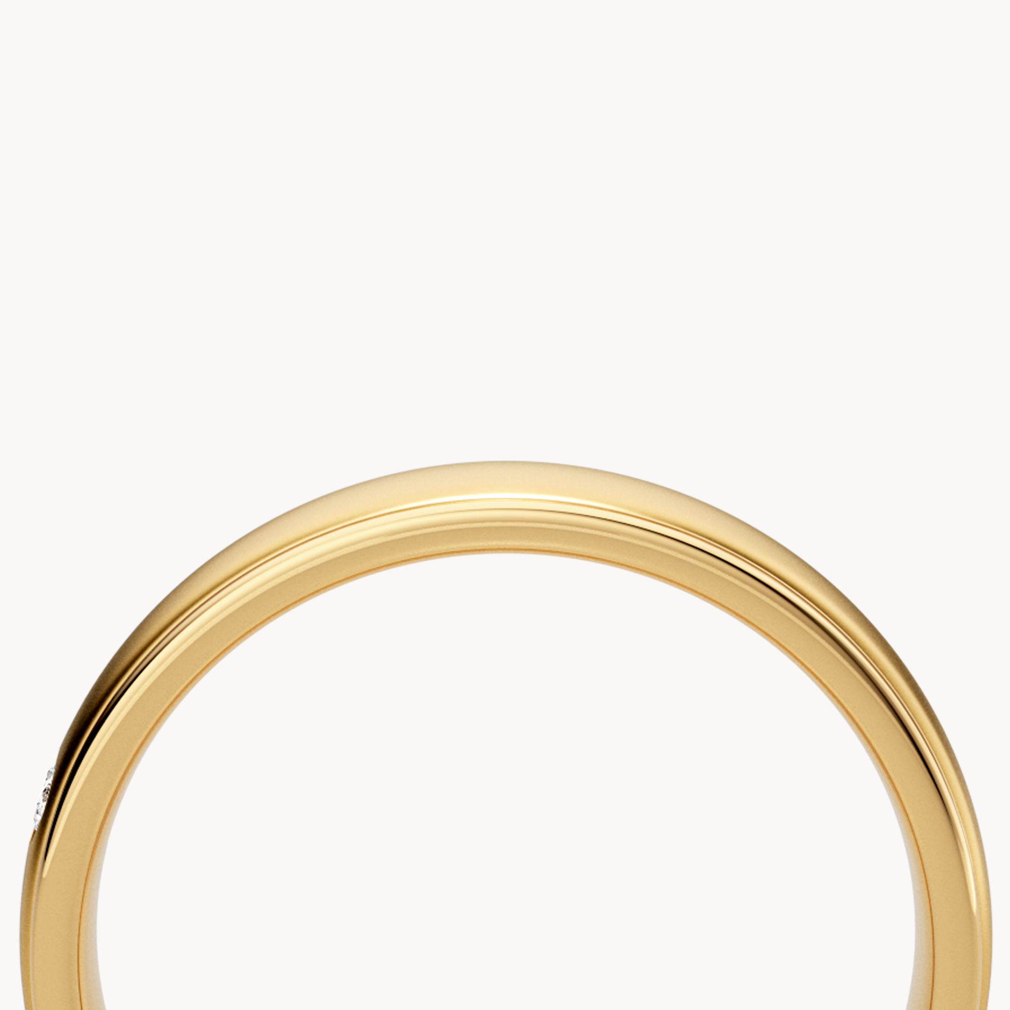 Solitaire Wedding Band
