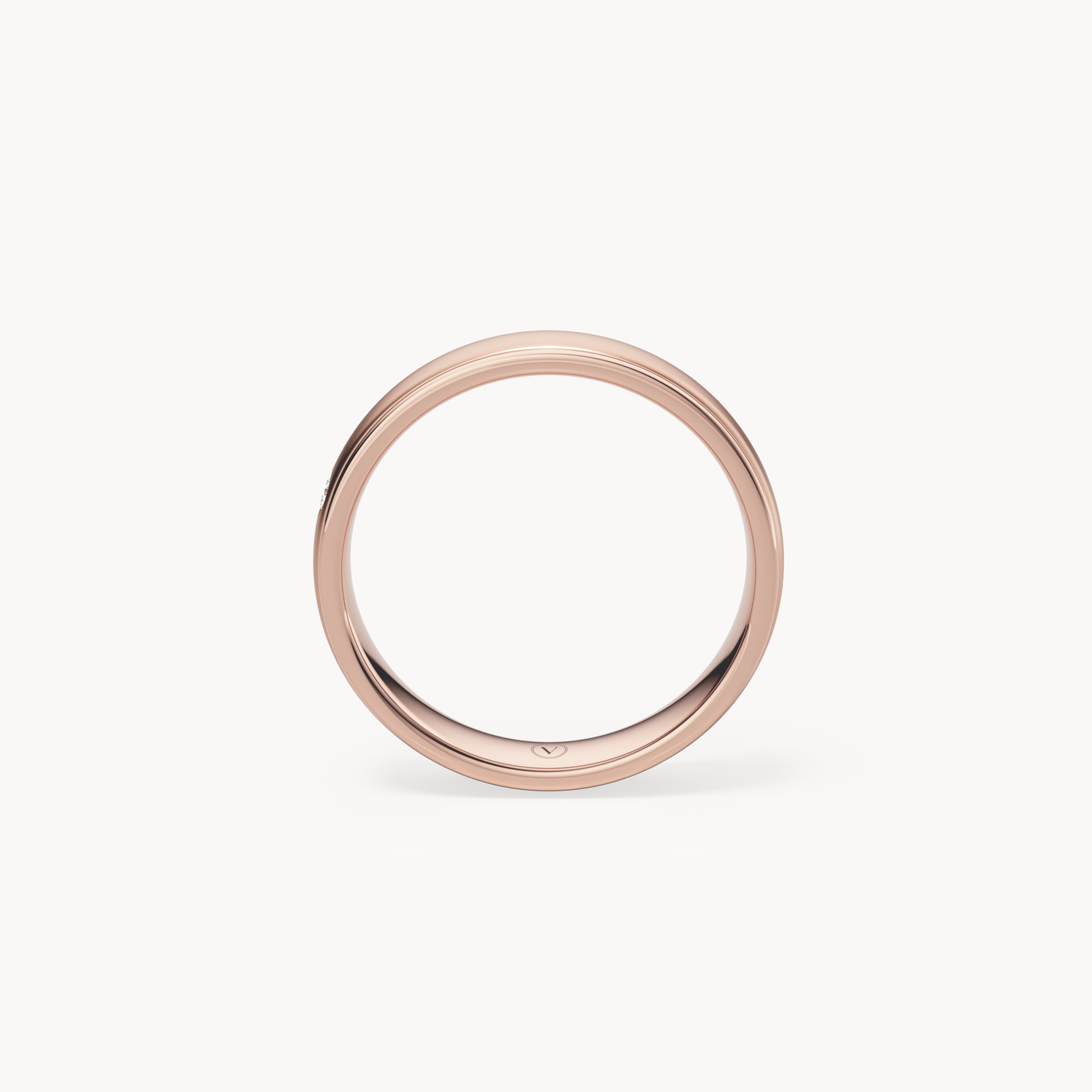 Solitaire Wedding Band
